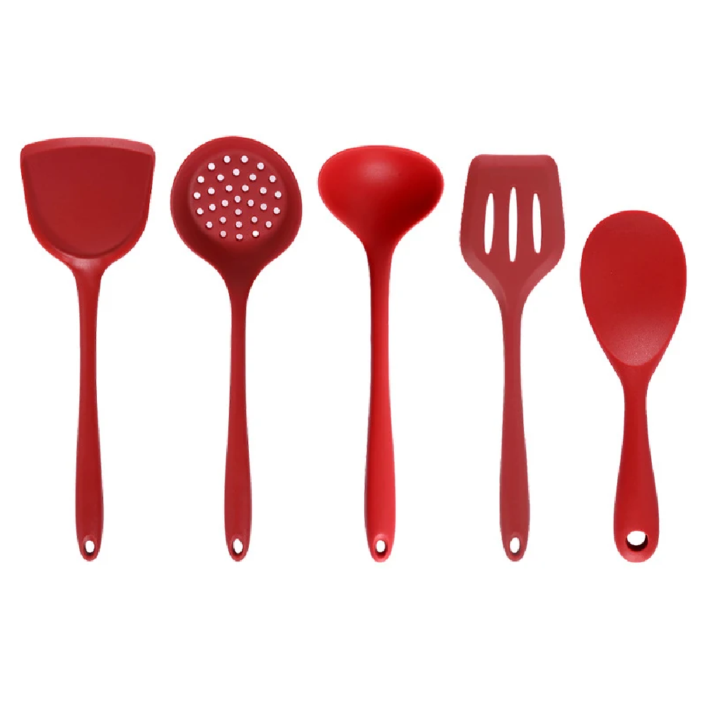 Home Cooking Utensil Set - 실리콘 조리 기구 세트, 내열성 실리콘