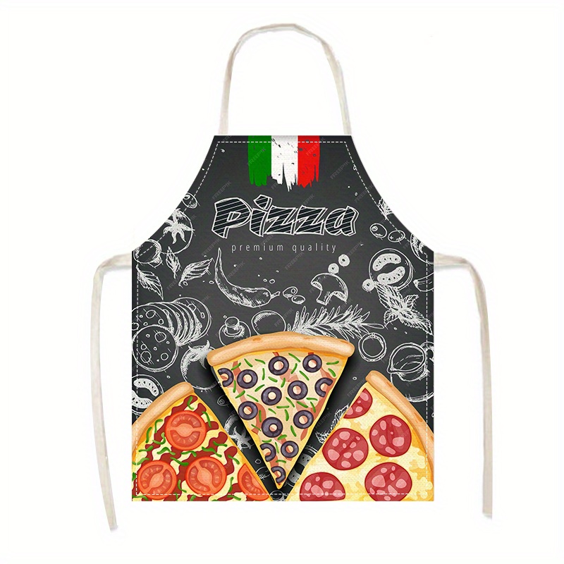 린넨 앞치마 피자 이탈리아 음식 프린트 주방 요리 베이 - Home Cooking In Italian 리뷰 및 가격