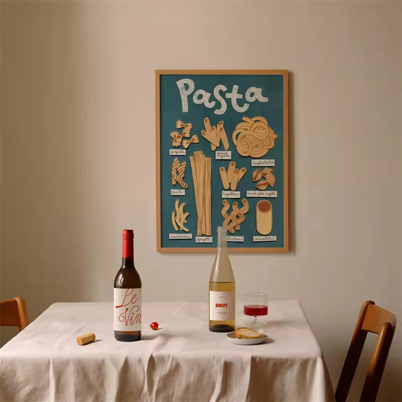 미니멀리즘 맛있는 파스타 포스터 유행 아침 식사 요리  - Home Cooking In Italian 리뷰 및 가격