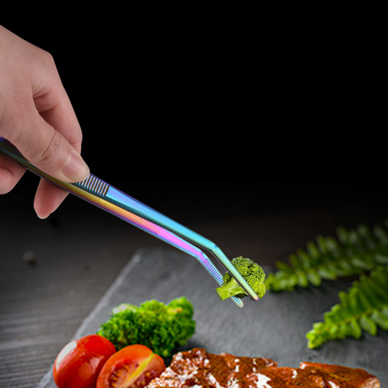 톱니 모양의 팁이있는 5Pcs 주방 요리 도금 핀셋,  - Home Cooking Utensil Set 리뷰 및 가격