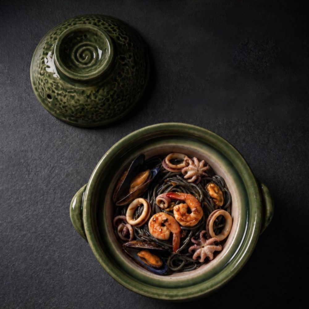 도자기 이중 손잡이 냄비 이중 유약층 내열성 죽솥 망치 - Tagine Clay Pot 리뷰 및 가격