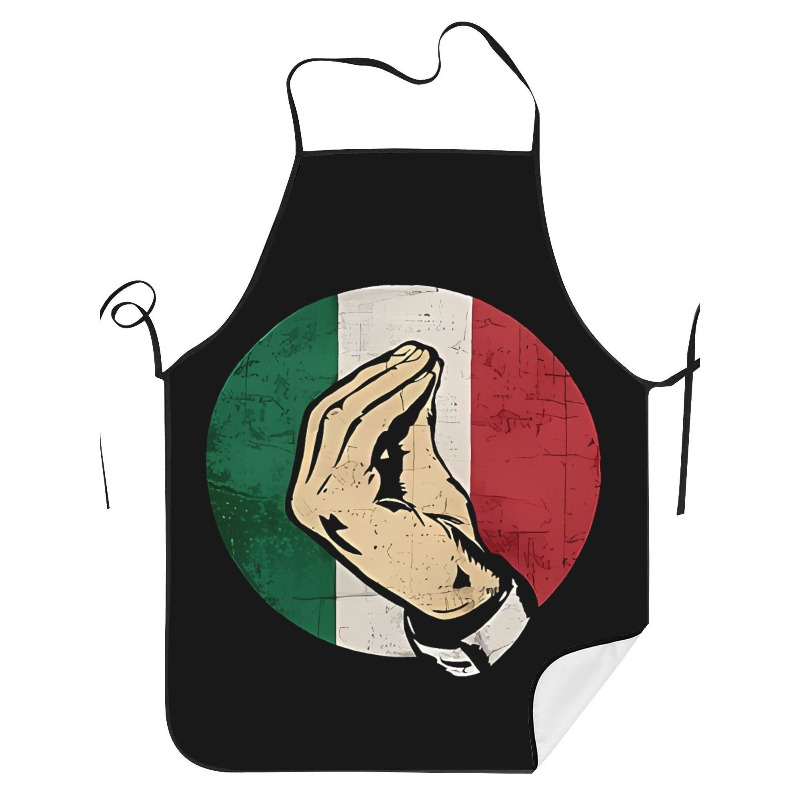 1pc 이탈리아어 수화 로고, 성인용 사이즈 민소매 앞 - Home Cooking In Italian 리뷰 및 가격
