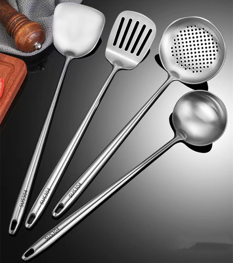 두꺼운 304 스테인리스 스틸 방열 주걱 세트, 요리용 - Home Cooking Utensil Set 리뷰 및 가격