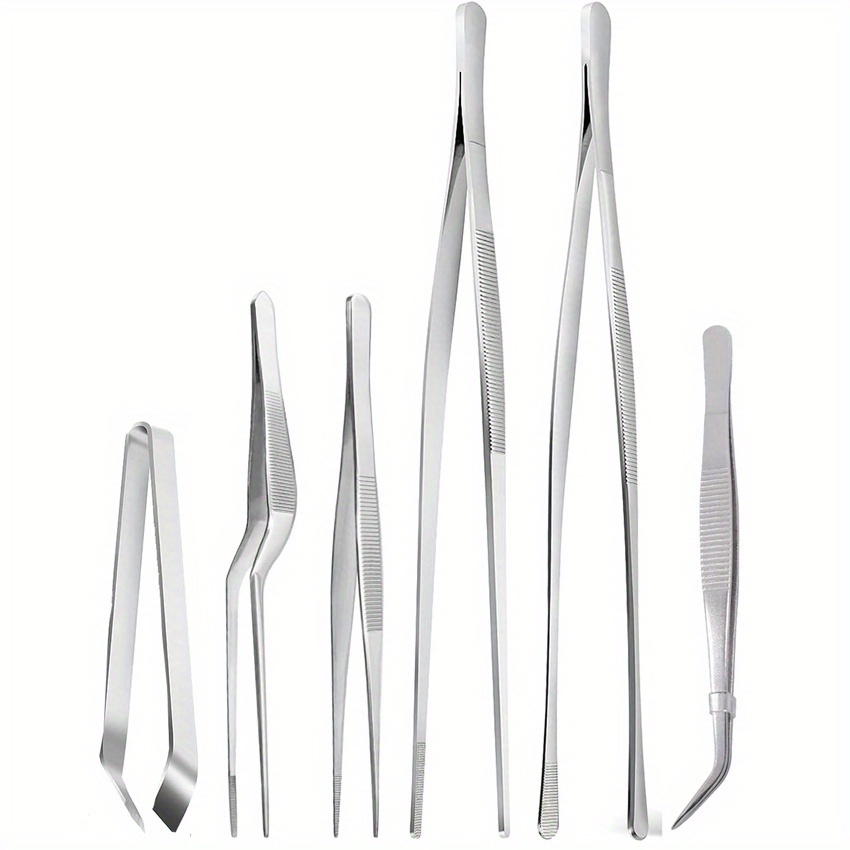 6개/팩 스테인레스 스틸 주방 핀셋 세트, 전문 요리사 - Home Cooking Utensil Set 리뷰 및 가격
