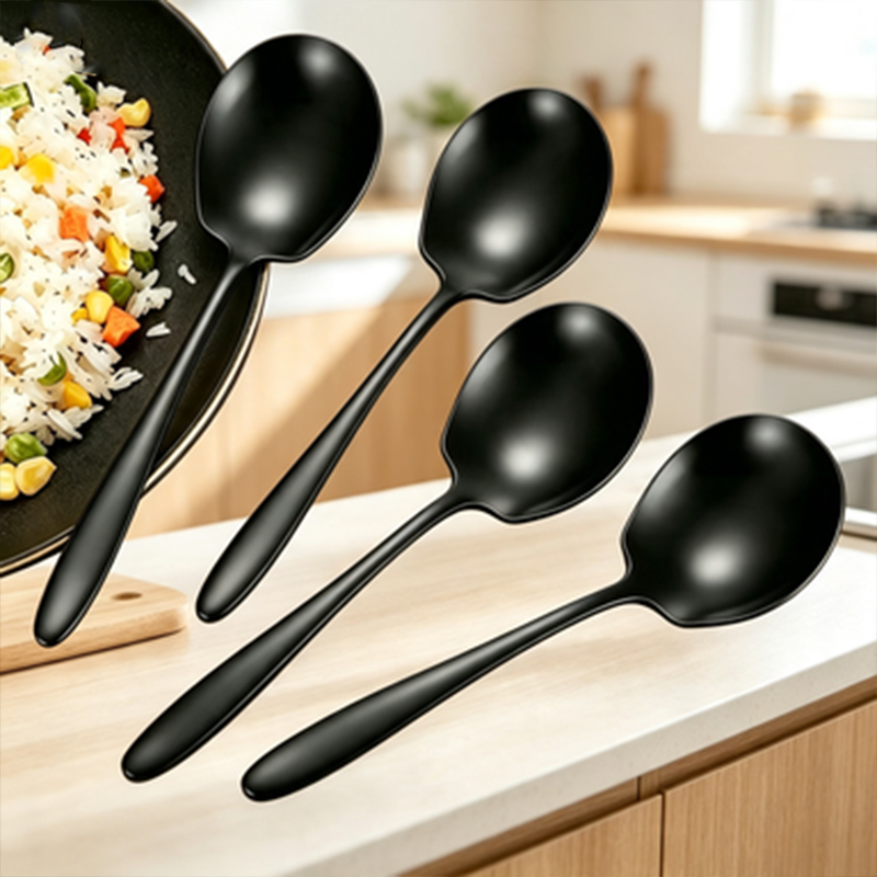 2Pcs 대형 스테인레스 스틸 서빙 스푼 뷔페 주방 파 - Home Cooking Utensil Set 리뷰 및 가격