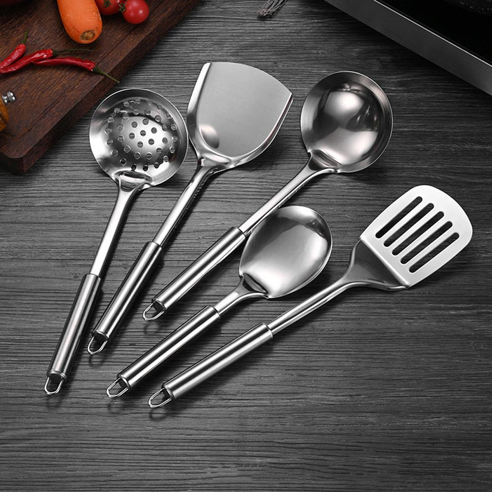5개 세트 스테인리스 스틸 실용적인 주방 도구 세트 요 - Home Cooking Utensil Set 리뷰 및 가격