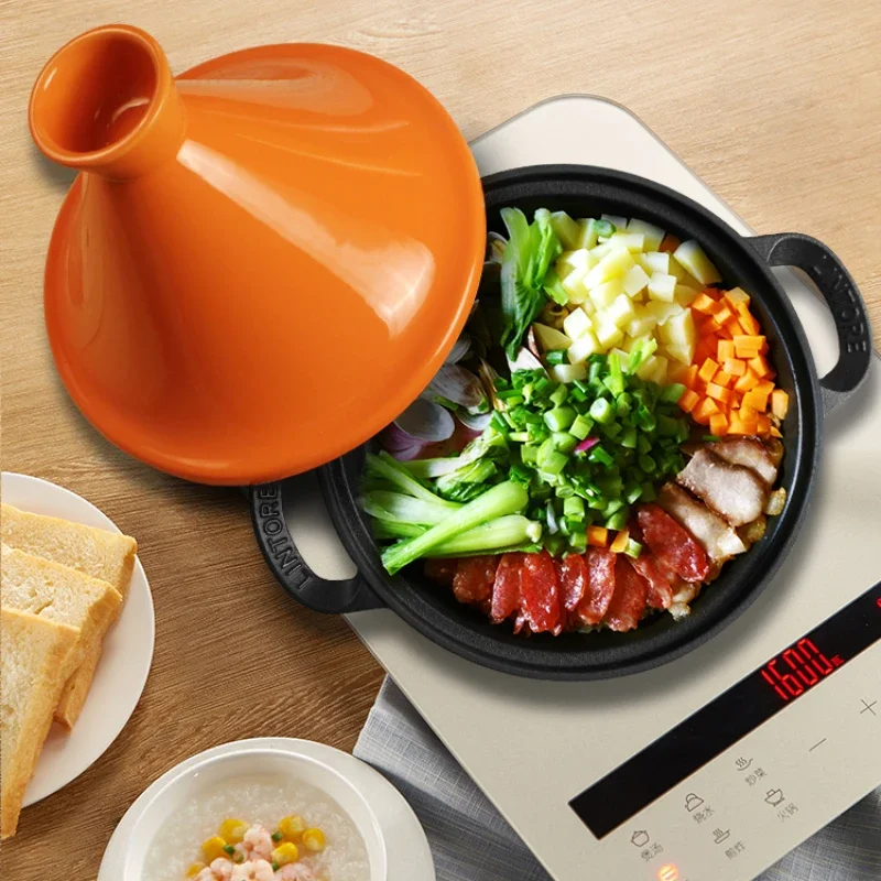 26cm 모로코산 주철 냄비 고급 에나멜 점토 밥 타진 - Tagine Clay Pot 리뷰 및 가격